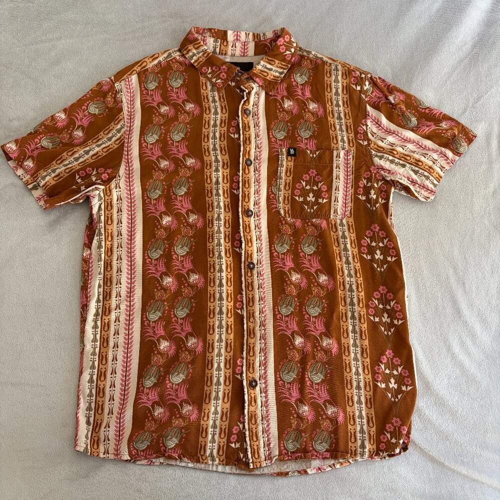 Groovy Junk Food short sleeve button down